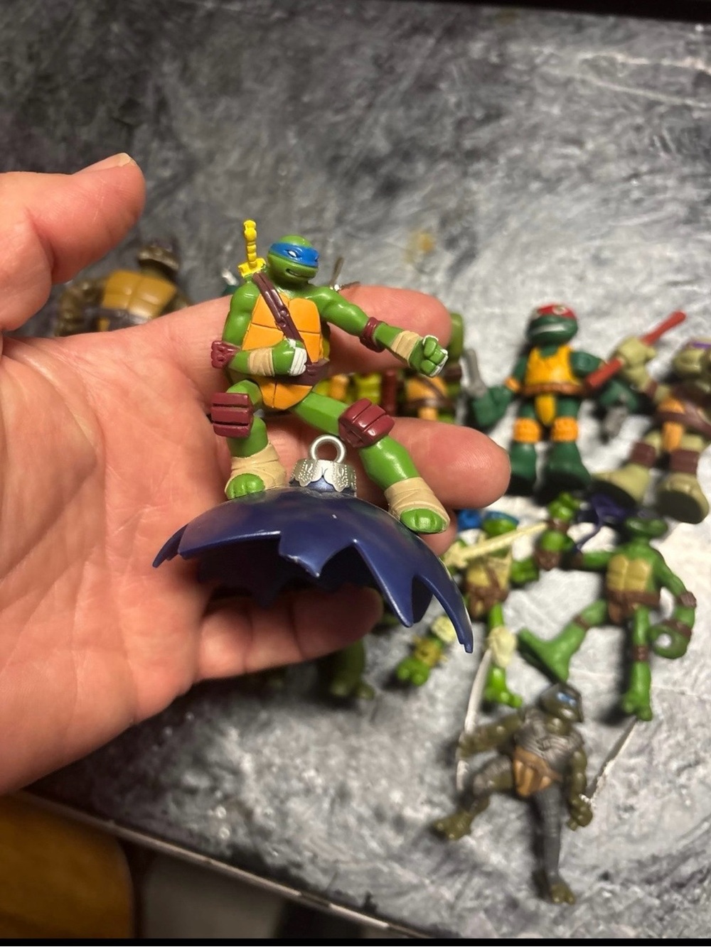Playmates Teenage Mutant Ninja Turtles Mini Size Figures Lot Half Shell Heroes - Picture 5 of 5